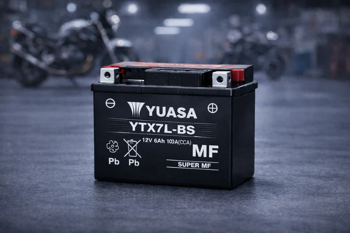 Yuasa YTX7L-BS Motosiklet Aküsü 12V